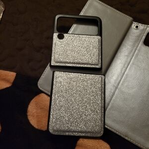 Glitter Silver Phone Case